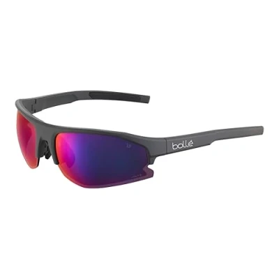 Image of bollé Unisex&#039;s Bolt 2.0 Sunglasses, Titanio Mate, L