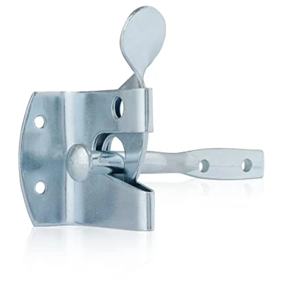 Image of XFORT Zinc Auto Gate Latch, Door Lock with Resistance to Corrosion and Protection Against The Weather, Suitable for External Use As Garden Shed Lock, Latch