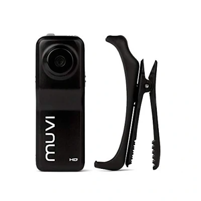 Image of Veho Muvi HDZ Pro Micro Camcorder HD Handsfree Body Worn Action Camera 1080p30 Black (VCC 003 HDZPRO)