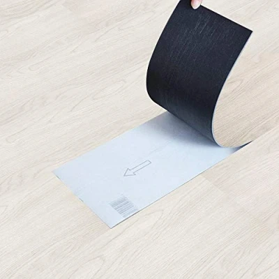 Image of BonChoice 36 Pieces Vinyl Flooring Tile Self Adhesive for Home/Office, Peel and Stick Carpet Floor Tiles Kitchen Living Room Bathroom PVC Waterproof Cover 5㎡ (Wood Effect #2)