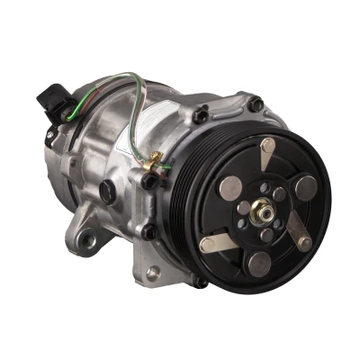 Image of 1J0820803, 1J0820803A, 1J0820803B, 1J0820803G, 1J0820803J AC Compressor FEBI BILSTEIN 45160 12V VOLKSWAGEN: Golf 4, Bora Saloon, AUDI: TT Coupe