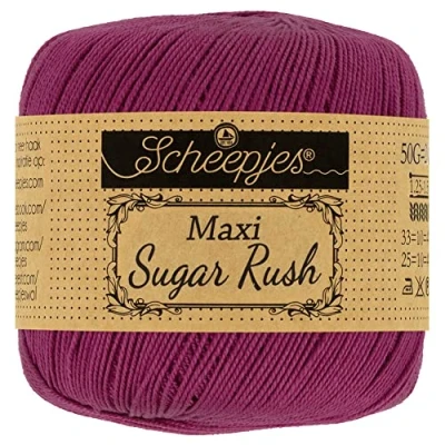 Image of Scheepjes Maxi Sugar Rush 128 Tyrian Purple Yarn 1x50g