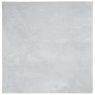 Image of vidaXL Rug HUARTE Short Pile Soft and Washable Grey 120x120 cm