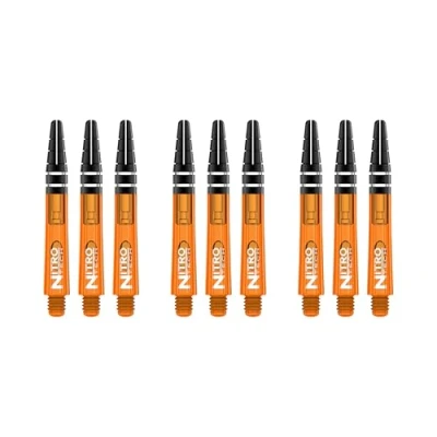 Image of RED DRAGON Nitrotech Short Stems Orange 3 sets per pack (9 in total)