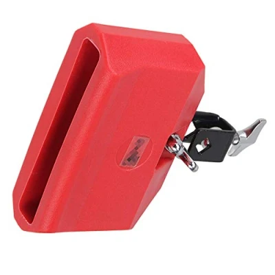 Image of Red Plastic Percussion Instruments Block for Latin Drum Instrument Big Size