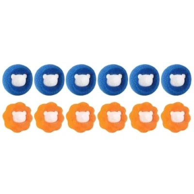 Image of Faeymth 80PCS Lint Catcher for Laundry Pet Hair Remover Washing Machine Catcher, Balls Dog Cat