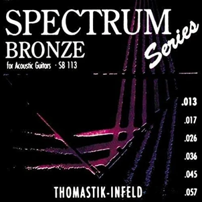 Image of Thomastik Einzelsaite B/H .017 Stahl blank, vermessingt P17 für Akustikgitarre Spectrum Satz SB113; Jazz Gitarre und E