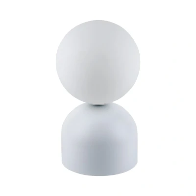 Image of Miki Globe Table Lamp White 1xG9