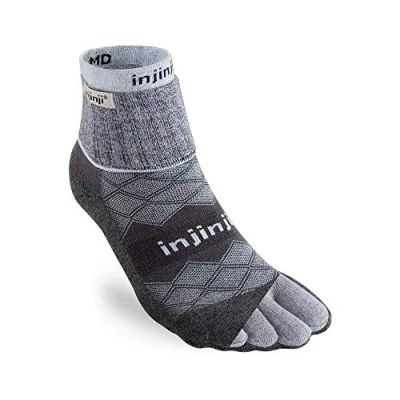 Image of Injinji Liner+Runner MiniCrew Coolmax Grijs Teensokken Dames