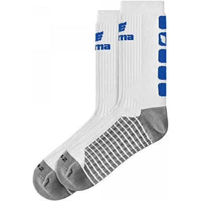 Image of Erima Men CLASSIC 5 C Socks White/New Royal, Size: 47 50