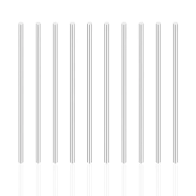 Image of iMeistek Aluminium Round Rods,2mm Diameter,100mm Length Solid Rods for RC Cars model,Industrial Machinery,DIY Handicrafts(10PCS)