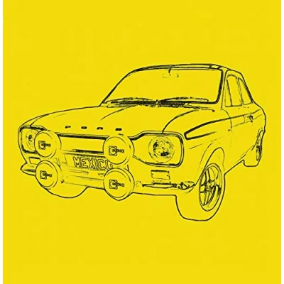 Image of Ford Escort Mexico MK1 Greeting Card Retro Motor Company