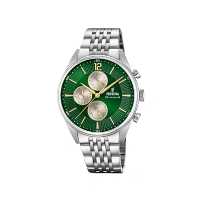 Image of Festina Men Analog Quartz Watch with Stainless Steel Strap F20285/8