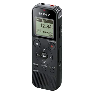 Image of Sony ICD PX470 Digital Wide Stereo MP3 Voice Recorder with S Microphone, Built In USB, 4 GB Memory, SD Memory Slot and 55 Hours Recording