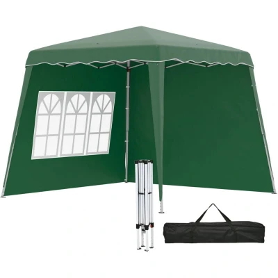 Image of Outsunny UV50+ Pop Up Gazebo Canopy Tent with Carry Bag, 2.4 X 2.4m84C 411V00DG