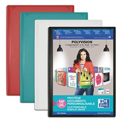 Image of Elba 100206234 Polyvision Customizable Document Holder 80 Polypropylene Opaque A4 Random Color