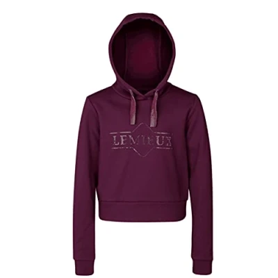 Image of LeMieux Young Rider Cropped Hoodie Grape 9 10