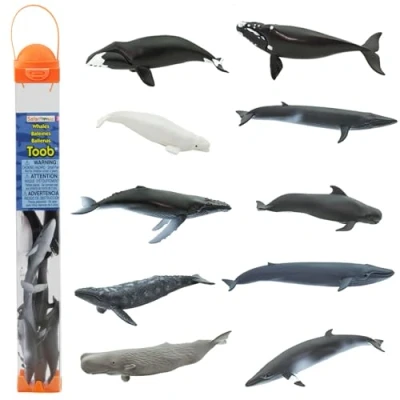Image of Safari 100072 Toobs Whales Miniature