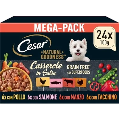 Image of CESAR Natural Goodness Casserole Mixed Selection in Gravy 24x100g