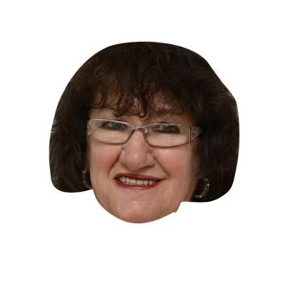 Image of FoxyPrinting Lillian Shameless Celebrity Cardboard Party Face Mask Fancy Dress