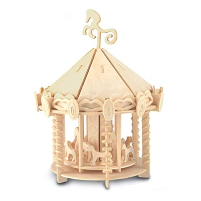 Image of Quay Carousel Woodcraft Construction Kit FSC