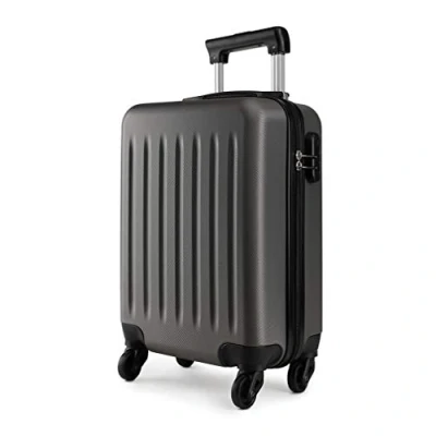 Image of Kono 19 inch Carry On Luggage Cabin Suitcase Lightweight Hard Shell Hand Suitcases ABS 4 Wheel Spinner Luggage(Grey)