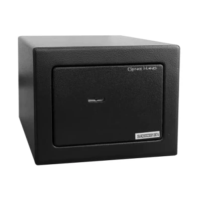 Image of Genie Hand Mechanical Wall Safe with Adjustable Depth Invisible Large Security Box Key and Double Map Lock Money Safes