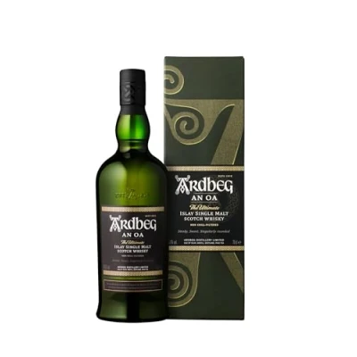 Image of Ardbeg An Oa, Islay Single Malt Scotch Whisky, Peaty &amp; Smokey, Gift Box, 70cl