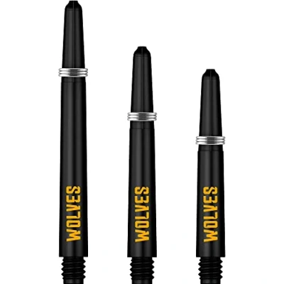 Image of FOCO Officially Licensed Wolverhampton Wanderers Football Club Dart Wolves FC Shafts With Springs Short 3 Set of (S1634)