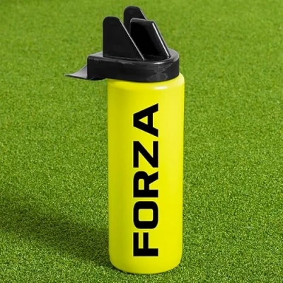 Image of FORZA 1L Team Hygiene Water Bottles BPA Free Sports with Contactless Nozzle Ideal for Teams (Yellow, Pack of 40)