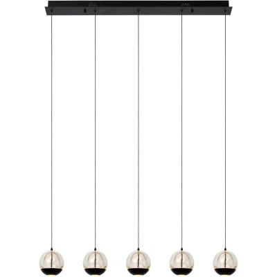 Image of Lucide SENTUBAL Pendant light LED Dim. 5x5,3W 2700K Black