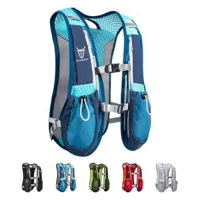Image of UTOBEST Running Backpacks Lightweight Hydration Pack Functional Vest 5L（Blue）