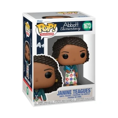 Image of Funko POP! TV: AE Janine Teagues Abbot Elementary Collectable Vinyl Figure Gift Idea Official Merchandise Toys for Kids &amp; Adults TV Fans Model Collectors and Display