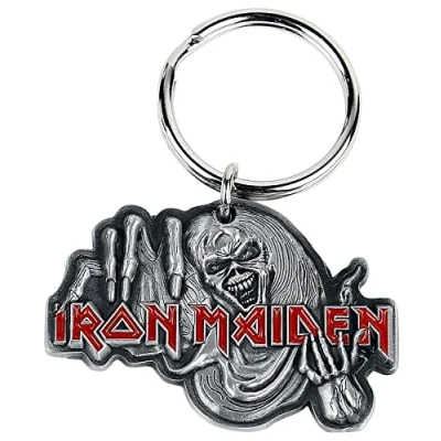 Image of Iron Maiden The Number of Beast Unisex Keyring Pendant Standard, Zinc Alloy,