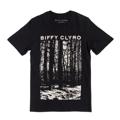 Image of Rock Off Biffy Clyro Tree Black T Shirt