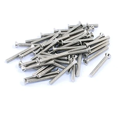 Image of sourcingmap 50pcs M3x25mm Stainless Steel Countersunk Flat Head Phillips Machine Screws Bolts