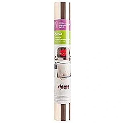 Image of Cricut Foil Iron On Rose Gold 61cm (24&quot;) Heat Transfer Vinyl Roll (HTV) For use with all Cutting Machines