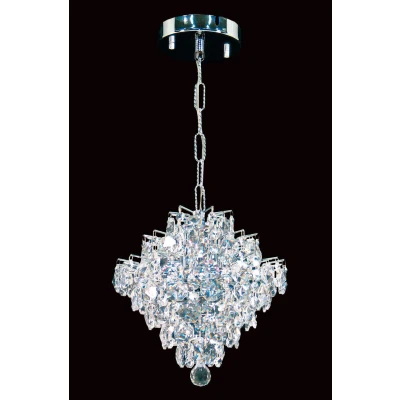 Image of Diamond Crystal Single Chrome Frame