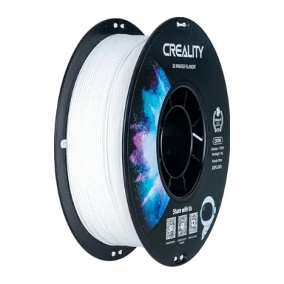 Image of Creality TPU Filament 1.75, 95A Flexible Filament, Higher Hardness &amp; Resilience, Soft Adhesive Material, Elastic, 1kg(2.2lbs) 3D Printing for Printer (White)