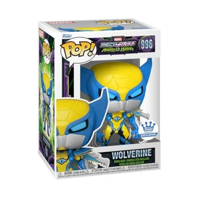 Image of FUNKO POP! Marvel MECH Strike Monster Hunters Wolverine #996 Box &amp; Protector Include