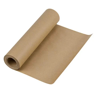 Image of RUSPEPA Brown Kraft Paper Roll 30.5 cm x 30 m Natural Recyclable Perfect for Crafts, Art, Small Gift Wrapping, Packing, Postal, Shipping, Dunnage &amp; Parcel