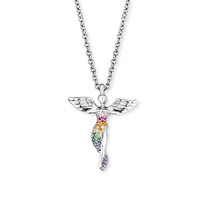 Image of Angel Whisperer 88491807 Women&#039;s Necklace 925 Silver Cubic Zirconia one Size, size