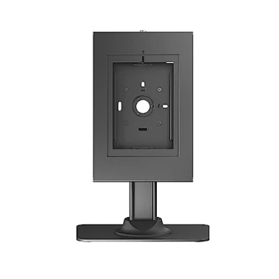 Image of PureMounts® Tablet holder with lockable steel housing for iPad 5/6/7/8/9, Air 9.7 inch, 10.5 10.9 11 inch and Samsung Tab A 10.1 (2019), A7, S6 Lite