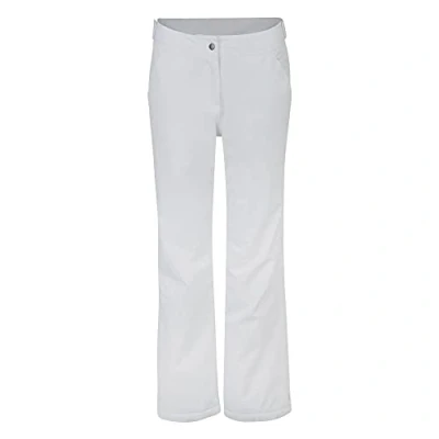 Image of Dare2b Rove Pant womens Ski Trousers Pants waterproof and breathable recycled fabric with snow gaitors adjustable waist system White