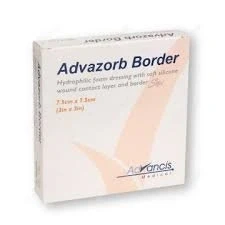 Image of Advazorb Border Foam Dressings 7.5cm x (x10)