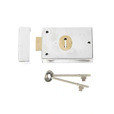 Image of Yale Locks P402 Rimlock Chrome Finish 62 x 76 mm