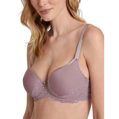 Image of CALIDA Women&#039;s Sensual Secrets Bra, Opaque, Elderberry, 32C