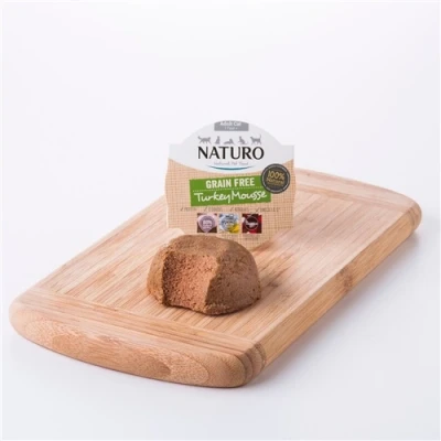 Image of Naturo Adult Cat Grain Free Turkey Mousse, 85g X8