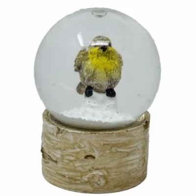 Image of Heaven Sends Christmas Robin Snowglobe, Multicolour, 4.5x4.5x6cm, GAC340
