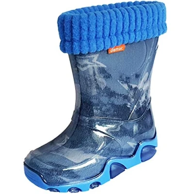 Image of Demar Stormer Children Wellington Boots 5/6 UK Child (Label 22/23) Jeans Star